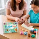 DIY Clay Cute Mini Animal Eraser Kit for Kids Ages 4-12 | Birthday Gifts for Girls & Boys, Students Desk Pet Animals, Make Your Own Erasers, Arts and Crafts