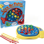Pressman Let's Go Fishin' Game - Classic Fast-Action Fishing Fun for 1-4 Players