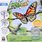 Uncle Milton Butterfly Farm Live Habitat - STEM Toy for Kids Age 6+ with Customizable Habitat and Learning Poster