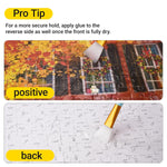 YAKAMOZ Jigsaw Puzzle Glue with Sponge Head for Adults Clear Water-Soluble Craft Puzzle Glue Quick Dry for 1000/1500/3000 Pieces of Puzzle,120ML