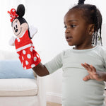 Melissa & Doug Disney Mickey Mouse & Friends 4-Piece Soft & Cuddly Hand Puppet Set for Imaginative Play, Featuring Mickey, Minnie, Donald, and Goofy for Kids and Adults.