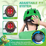 Toddler/Kids Bike Helmet Set with Adjustable Helmet and Protective Gear for Boys and Girls
