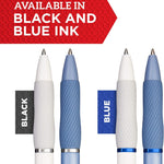 Sharpie S-Gel Gel Pens, Frost Blue Barrel, Black Ink, Medium Point (0.7mm), 4 Count - School, Office Supplies, For Journaling, Writing, Note-Taking