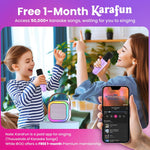 IROO Mini Karaoke Machine for Kids with Wireless Mics and Colorful Lights, Bluetooth 5.3, Ages 4+ Years Old