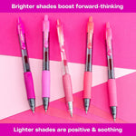 Pilot G2 Premium Gel Roller Pens, G2 Boost Pink Pens Pack, The Colors of Optimism, 8 Pack Pouch, Fine Point 0.7 mm, Assorted