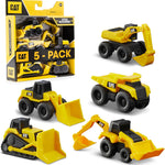 Cat Construction Little Machines 5 Pack - Great Cake Toppers