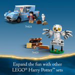 LEGO Harry Potter Flying Ford Anglia toy car with 2 minifigures for role play fantasy playset