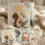 ZICOTO Soft Baby Book with Touch and Feel Pages: Sensory Exploration for Infants 0-18 Months