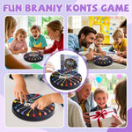 Brainy Knots Rope Untangling Game, 10Pcs Twisted Rope Puzzle Game,Strategy Untangling Challenge Puzzle, String Solution Central Lacing Travel Toys for Adults Kids(Black)