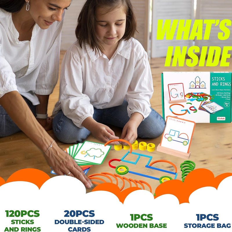 Puzgic Stem Kids Toys for Creative Learning: Safe and Durable Building Blocks for Preschool and Kindergarten
