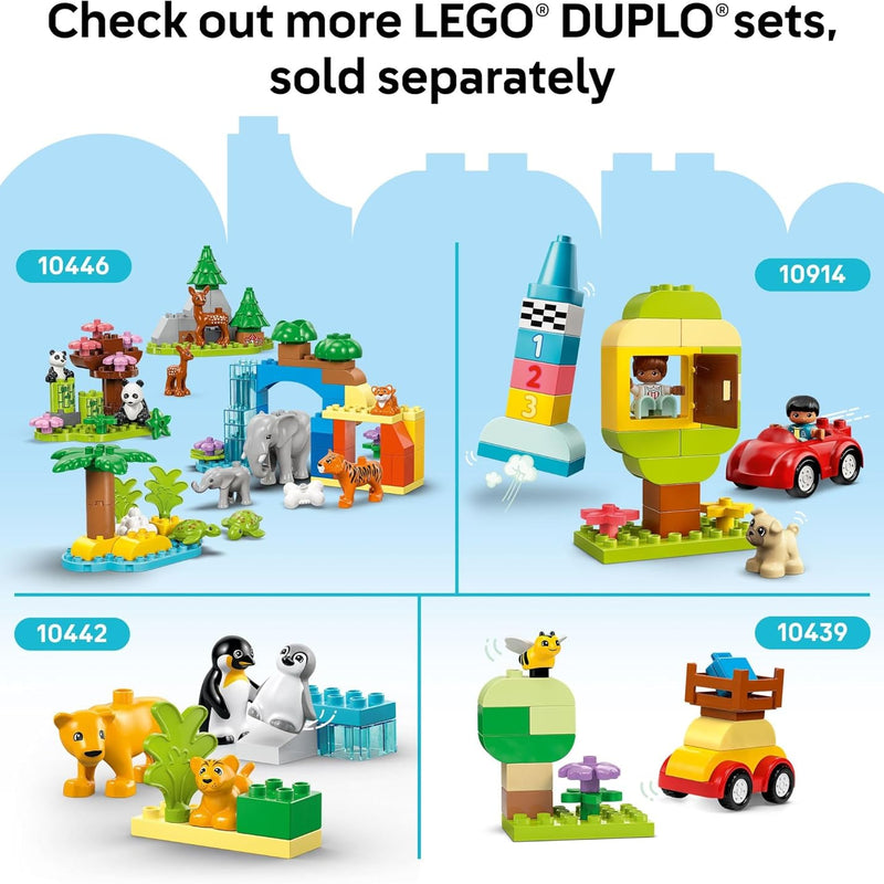 LEGO DUPLO Green Building Plate - 1.5+ Years Learning Toy for Toddlers and Preschool Kids, 10460 Green Base Plate