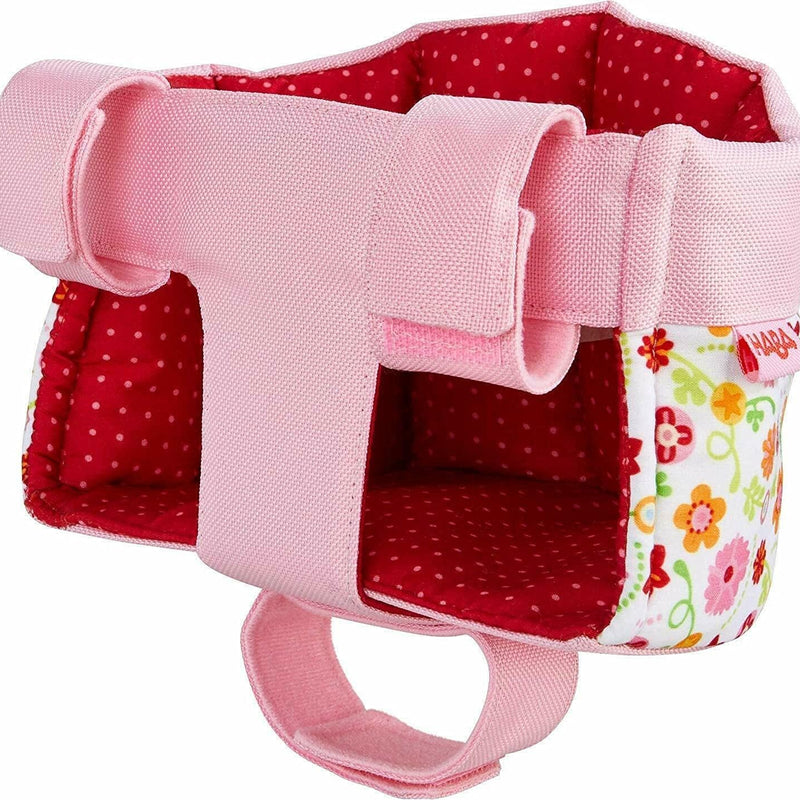 Haba Soft Doll Bike Seat for Plush Toys up to 15 inches, Easy Attachment and Removal