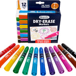 Crayola Take Note Dry Erase Markers for School (12ct) Teacher Classroom Supplies, Chisel Tip Whiteboard Markers, Must Haves