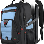 LifetimeWarranty Extra Large Travel Backpack With 52L Capacity, Long-Term Durability TSA Backpack,Anti-Theft 17.3" Big Business Laptop Backpack for Men&Women,Water Resistant College Rucksack Bag Black
