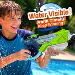 4 Pack Water Guns for Kids and Adult, Long Range 600ML Water Squirter, Colorful Super Blaster Soaker with Clear Visible Water Tank, Swimming Pool Summer Beach Outdoor Fighting Toys