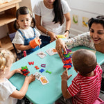 LiKee Wooden Alphabet Flash Cards and Puzzle for Preschool Educational Learning Games