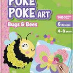 jackinthebox Poke Art Ocean Craft Kit for Kids, Boys & Girls Toys, Ages 4-8 | 1200 fabric pieces, travel arts activities & birthday gifts, mess-free toddler, age 4 5 6 7 8 9 year old, flower pressing