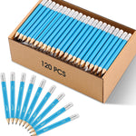 ZWlOT Golf Pencils with Eraser, #2 HB Half,4" Mini,Pre-Sharpened,120/200/320 Count Pencils Wood Cased Short for Classroom, Office, School, Wedding and Party Game(Blue-120pcs)
