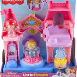 Fisher-Price Little People Toddler Toy Disney Princess Shimmer & Glow Dress Shop Playset & 2 Figures for Pretend Play Kids Ages 18+ Months
