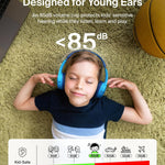Belkin SoundForm Mini Bluetooth Kids Headphones, On Ear, 30H Battery Life | Toddler headphones, 85dB Volume Limit, Built-in Mic, Wired Connection Option, iPad, Android Tablet, School, Travel