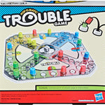 Hasbro Gaming Trouble Board Game for Kids Ages 5 and Up, 2-4 Players, Easy Setup, Classic Gameplay