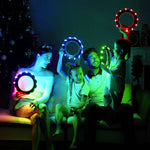 TOSY Flying Ring - 36 RGB Multicolor or 12 Monocolor LEDs, Super Bright, Lost Mode, Auto Light Up, Camping Essentials for Kid/Teen/Boy/Girl, Safe & Soft, Waterproof, Pool/Beach Games, Lightweight Toy