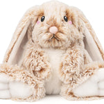 Bunny Microwavable & Weighted Stuffed Animals - 1.5 Lbs Unscented Heating Pad for Period Cramps Pain Relief and Anxiety, Cute Bunny Plush Toys Gifts for Women Girls Adults and Kids by Happy Fuel