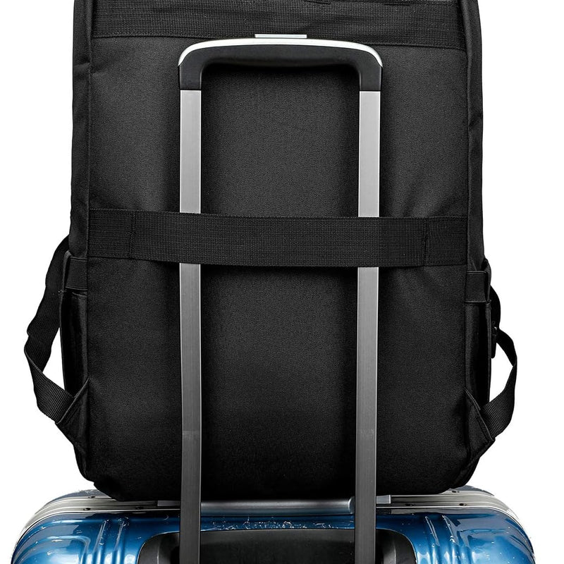 YALUNDISI Vintage Backpack Travel Laptop Backpack with usb Charging Port for Women & Men College Backpack Fits 15.6 Inch Laptop Black