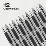 uniball™ 207 Gel Pens, Black Ink, 0.7mm Medium Point, Retractable, 12 Count, Smooth Writing, Fraud-Resistant, uni Super Ink™