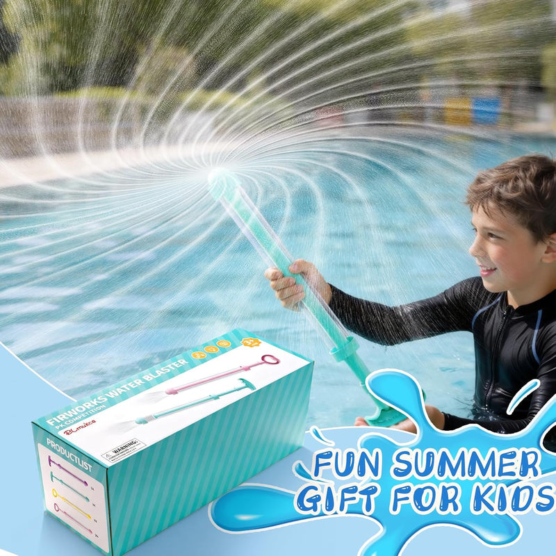 8 Pack Firework Spray Water Gun, Creativity Squirt Water Blaster Guns for Kids Adults, Firework Spray Water Soaker Toys for Pool Party Outdoor Summer Water Games