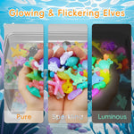 Timetome DIY Squishy Maker Kit for Kids Ages 3+ | Magic Water Elf Gel Toy Set with 20 Gels & 10 Molds, Glitter Glow Sensory Craft Activity for Creative Play