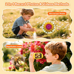 1000X Digital Handheld Microscope for Kids with 2.0" IPS Screen, Orange, STEM Science Lab Gift for Boys & Girls Age 4-12