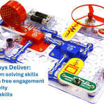 Snap Circuits Jr. SC-100 Electronics Exploration Kit, 100+ Projects, STEM Toy for Kids 8+