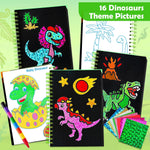 FUNNYB&G Foil Art Craft Kit for Kids, Sparkly Birthday Gift Toy for Kids