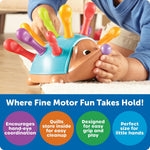 Learning Resources Spike The Fine Motor Hedgehog, Toddler Montessori Toy, Stacking Shape, Gifts For Boys And Girls
