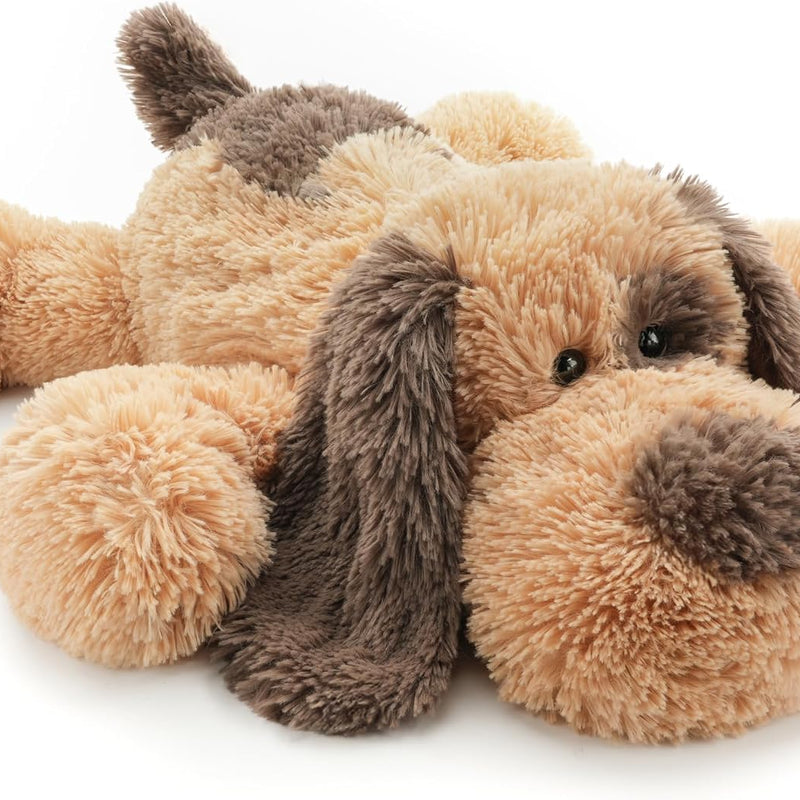 WEIGEDU Floppy Stuffed Dog Puppy Plush Toy, Stuffed Animal, 20 inch | Huggable Beagle Labrador Retriever, Lying Down, Super soft, For Kids Girls Boys Baby, Birthday Gift
