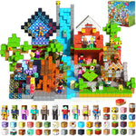magneverse 20 magnetic action figures 360 degree rotating arms magnetic building blocks toy set for kids 6+ years