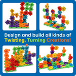 Learning Resources Gears 100-Piece Deluxe Building Set -STEM Activities, Fine Motor Skills, Toddler Explorer Kit, Science and Construction, Boys and Girls Gifts