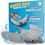 Swimming Pool Toys for Kids: Stingray Pool Torpedo Swim Toy - Self Propelled Water Toy Glides Underwater - Best Water Games & Outdoor Gifts for Boys & Girls - Diving Toys For Kids Ages 5 6 7 8 9 10 +