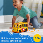 Fisher-Price Little People Toddler Toy School Bus with Lights, Music and Figures for Pretend Play Ages 1+ Years