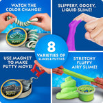National Geographic Mega Slime Kit & Putty Lab STEM Science Toy for Boys and Girls with 8 Varieties