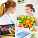 Water Marbling Paint for Kids - Arts and Crafts for Girls Boys Ideal Gifts | Arts and Crafts for Kids ages 6-12, Creative Art Supplies, Birthday Gifts,Educational STEM Toys, Marbling Paint Kit, Fun