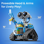 Sillbird 5-in-1 Programmable Robot Building Kit, STEM Toys for Boys 8-12