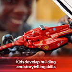 LEGO Speed Champions Ferrari SF-24 F1 Race Car Toy Kit for Kids, Age 10+, Building Set Display Play