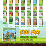 200PCS Magnetic Building Blocks Set, Magnetic Tiles for Kids, STEM Toys for Ages 3-10