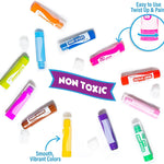 Tub Works® Bath Paint Sticks™ | Nontoxic, Washable Bathtub Paint for Creative Kids & Toddlers