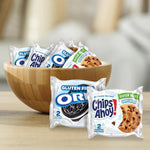 OREO Sandwich Cookies & CHIPS AHOY! Chocolate Chip Cookies Gluten Free Variety Pack, 20 Snack Packs | Chocolate Sandwich Cookies, Chocolate Chip Cookies, Individually Wrapped
