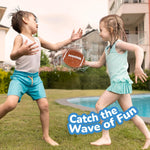 ArtCreativity Pool Toys for Toddlers 1-3, Splash Sports Balls Water Toys, 3 Different Athletic Water Ball Designs Include Football, Basketball & Soccer Ball, Spongy Pool & Bath Toys for Kids Ages 4-8