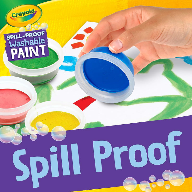 Crayola Spill Proof Paint Set Washable Paint Set for Kids, Arts & Crafts | Teacher School Supplies & Essentials, Arts & Crafts, Toddler Gift, Ages 3+
