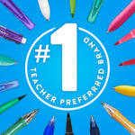 Paper Mate Flair Felt Tip Pens, Medium Point (0.7mm), Blue, 12 Count - Teacher Supplies, Arts & Crafts, Back to School